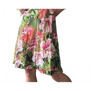 NEW ONESEASON honolulu middy indi dress in khaki